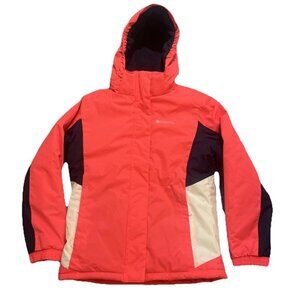 MOUNTAIN WAREHOUSE Full-Zip Insulated Ski Jacket Girls Sz 9-10 Hooded Multicolor